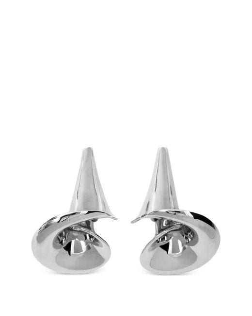 Pendientes Tulip Burberry de color White