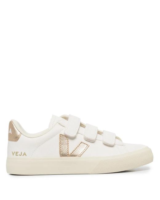 Veja Recife Logo Chromefree Leather Extra-white Sable