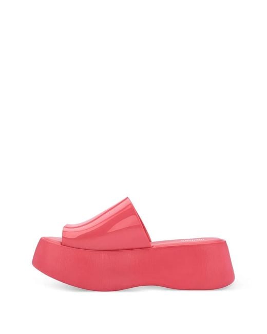 Melissa Pink Becky Platform Sandals