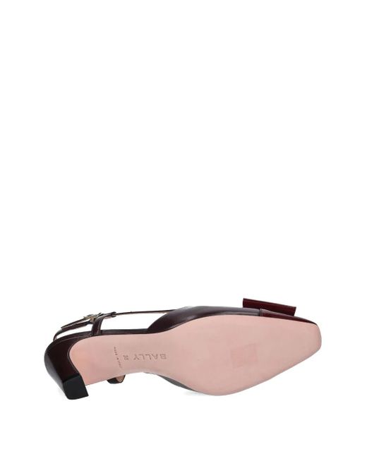 Bally Brown 55Mm Bilyana Slingback Pumps