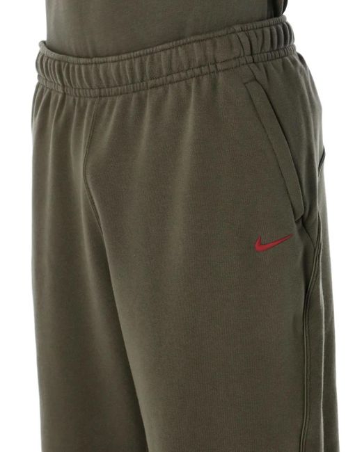 Nike Green Nocta Elastic-Waistband Fleece Track Pants