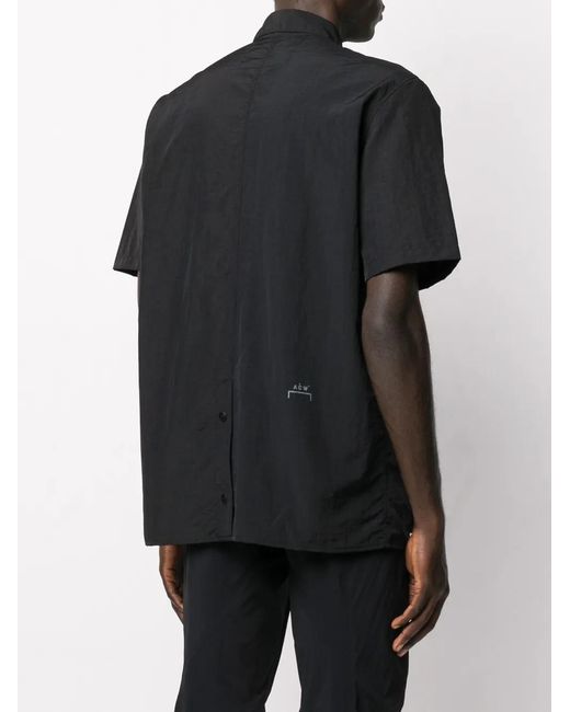 Camicia Con Bottoni Automatici di A_COLD_WALL* in Black da Uomo