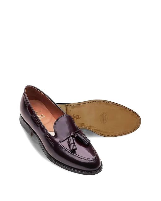 Alden Purple Tassel Loafers for men