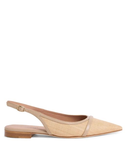 Malone Souliers Natural Jama Ballet Flats