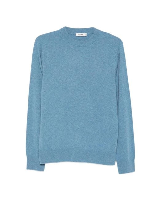 Pull En Cachemire Sandro pour homme en coloris Blue