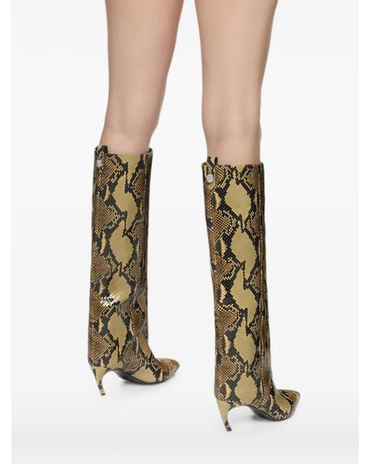 The Attico White Lea Boots