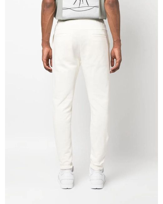 Low Brand White Tapered Cotton Track Pants for men