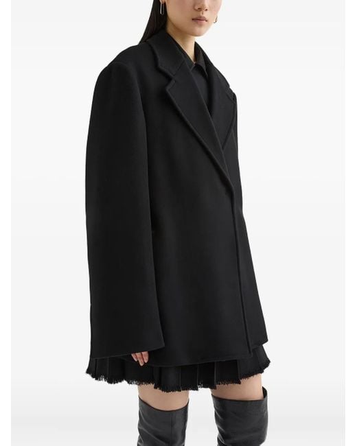 Jil Sander Black Wool Coat