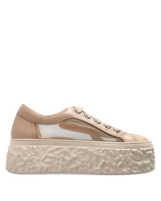 Agl Attilio Giusti Leombruni Multicolor Textured Flatform Sneakers