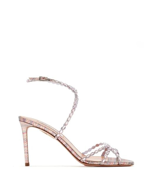 Aquazzura Pink Love Struck Sandals