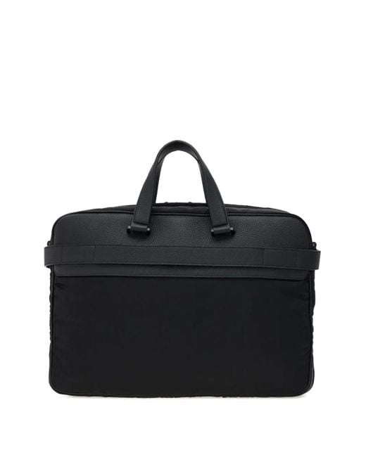 Portadocumenti Con Motivo Gancini di Ferragamo in Black da Uomo