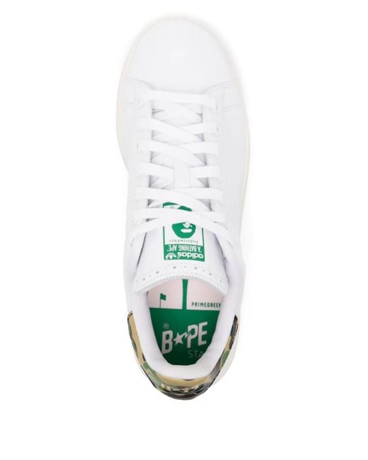 A Bathing Ape White X Adidas Stan Smith Trainers for men