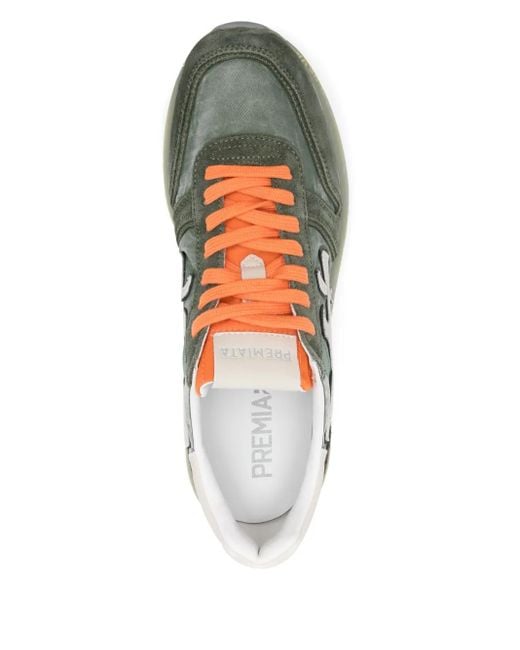 Premiata Green Mick Sneakers for men