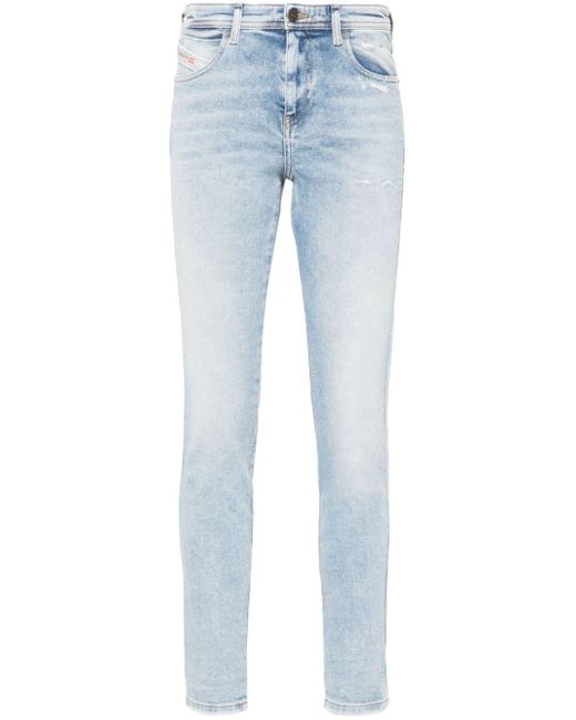 DIESEL Blue 2015 Babhila Mid-rise Jeans