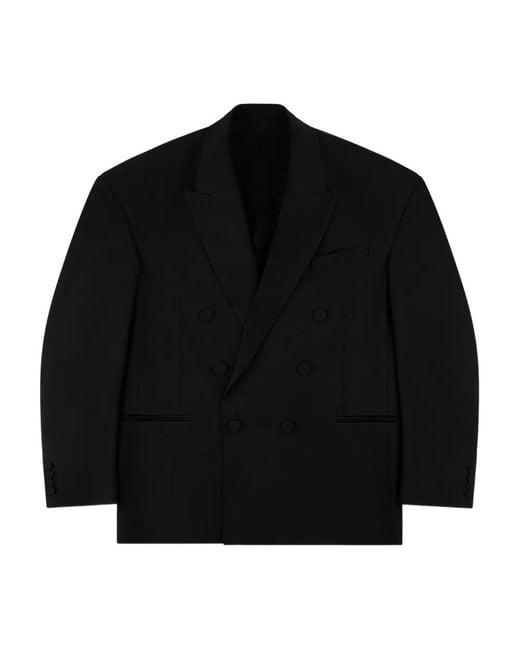 Area Black Double-Breasted Blazer