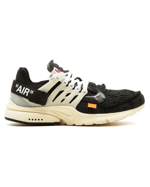 NIKE X OFF-WHITE Rubber The 10 Air Presto Sneakers in Black for Men - Lyst