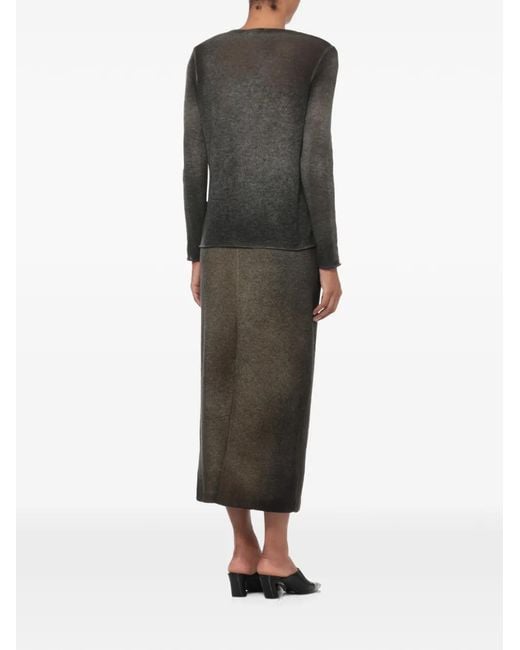 Avant Toi Green V-Neck Cashmere Sweater