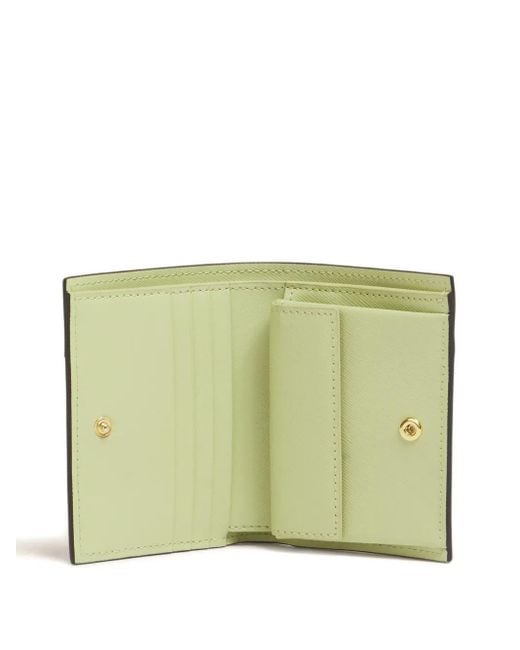 Marni Blue Logo-Print Wallet
