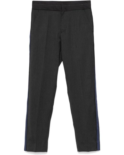 Undercover Gray Tapered-Hose Mit Nadelstreifen