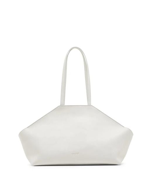 Marsèll White Sagomina Leather Shoulder Bag
