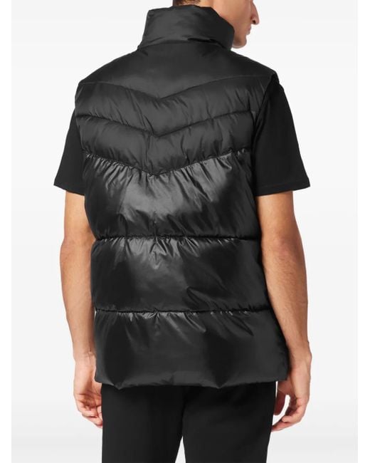 Philipp Plein Black Gilet for men