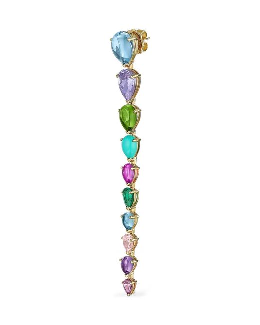 Anabela Chan White Nova 18K Vermeil Multi-Stone Earrings