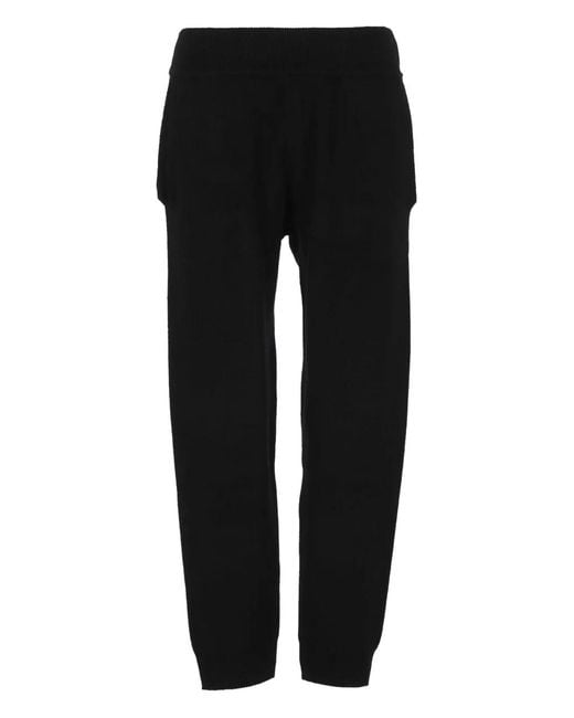 Entire studios Broek Van Merinowol in het Black
