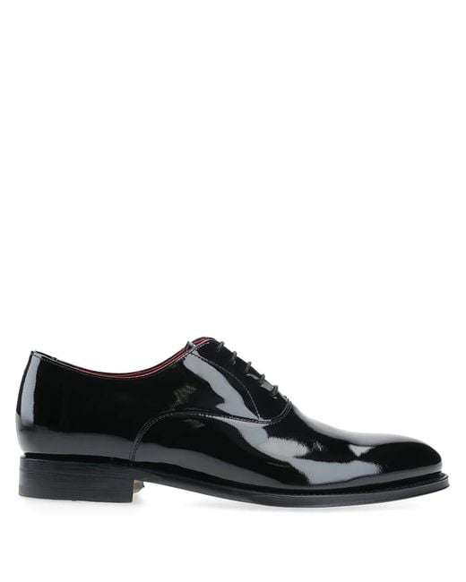 Berwick Shoes Black 3053-K1 Lace-Up Oxford Shoes for men
