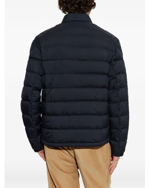 Moncler Blue Selves Quilted Down Jacket for men