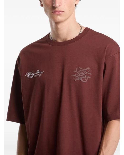 Filling Pieces Red T-Shirt Bridge The Gap for men