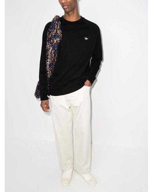 Maison Kitsuné Black Flag Fox Cotton Sweatshirt for men