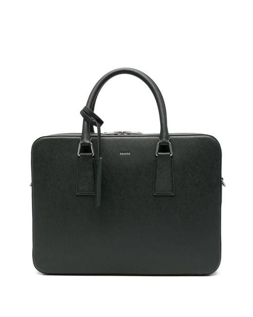 Portadocumenti Con Zip di Sandro in Black da Uomo
