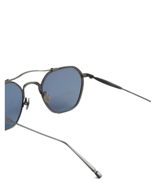Matsuda Blue Geometric-Frame Sunglasses for men