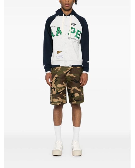 Aape By A Bathing Ape Blue Patched Jacket for men