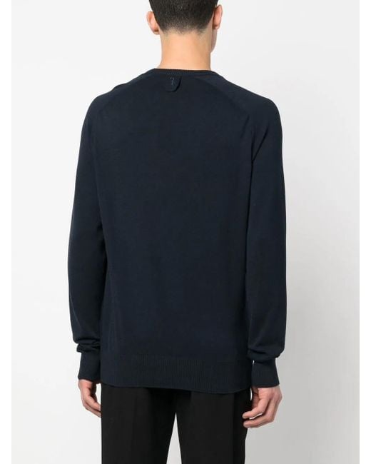 Billionaire Blue Round-Neck Cotton Jumper for men