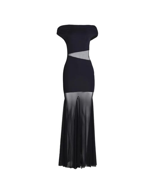 Axel 113 Black Noire Semi-Sheer Dress