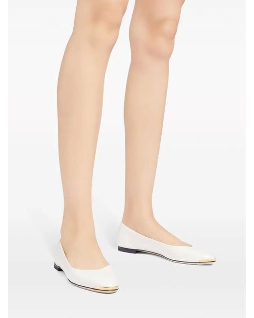 Ballerine Amur 2.0 di Giuseppe Zanotti in White