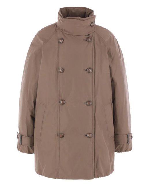 Brunello Cucinelli Brown Short Down Jacket