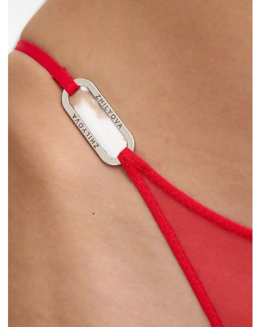 Zhilyova Red Ember Low-Rise Briefs