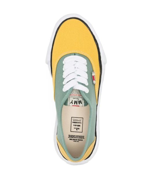 Maison Mihara Yasuhiro Green Baker Low-Top Sneakers