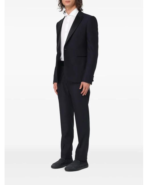 Emporio Armani Black Single-Breasted Suit for men