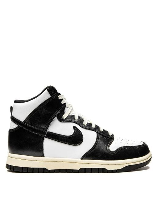 Nike Black Dunk High "Vintage" Sneakers