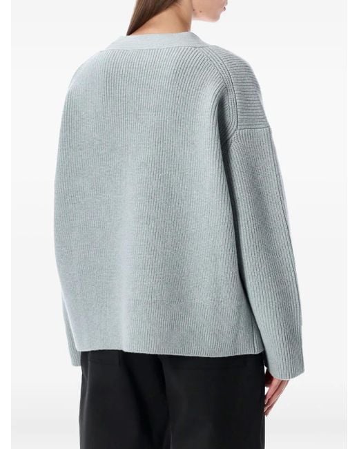 Studio Nicholson Gray Buttoned Cardigan