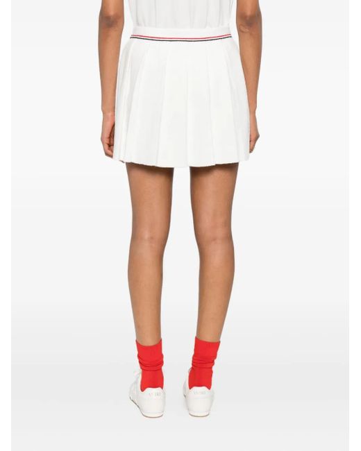 Gonna Plissettata di Miu Miu in White