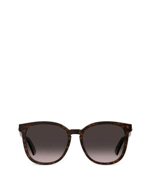 Moschino Black Square-Frame Sunglasses