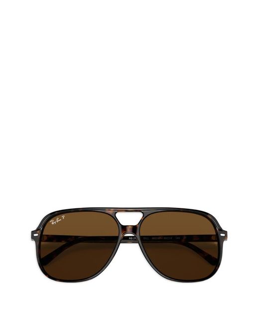 Ray-Ban Brown Bill Pilot-Frame Sunglasses