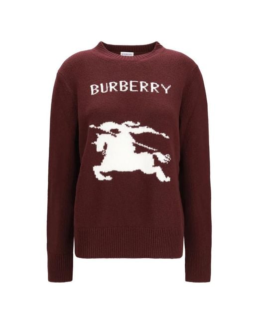 Burberry Brown Knight Wool Cashmere Sweater
