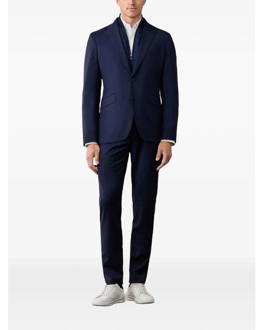 Hackett Blue Single-Breasted Blazer for men