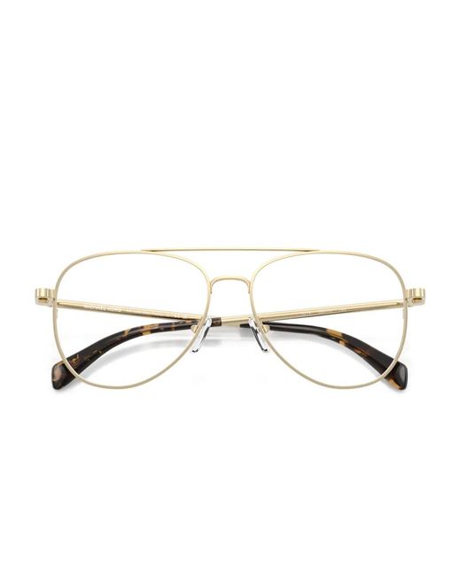 Michael Kors Metallic Double-Bridge Glasses