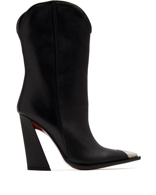 Sonora Boots Black Pasilla 100mm Leather Ankle Boots